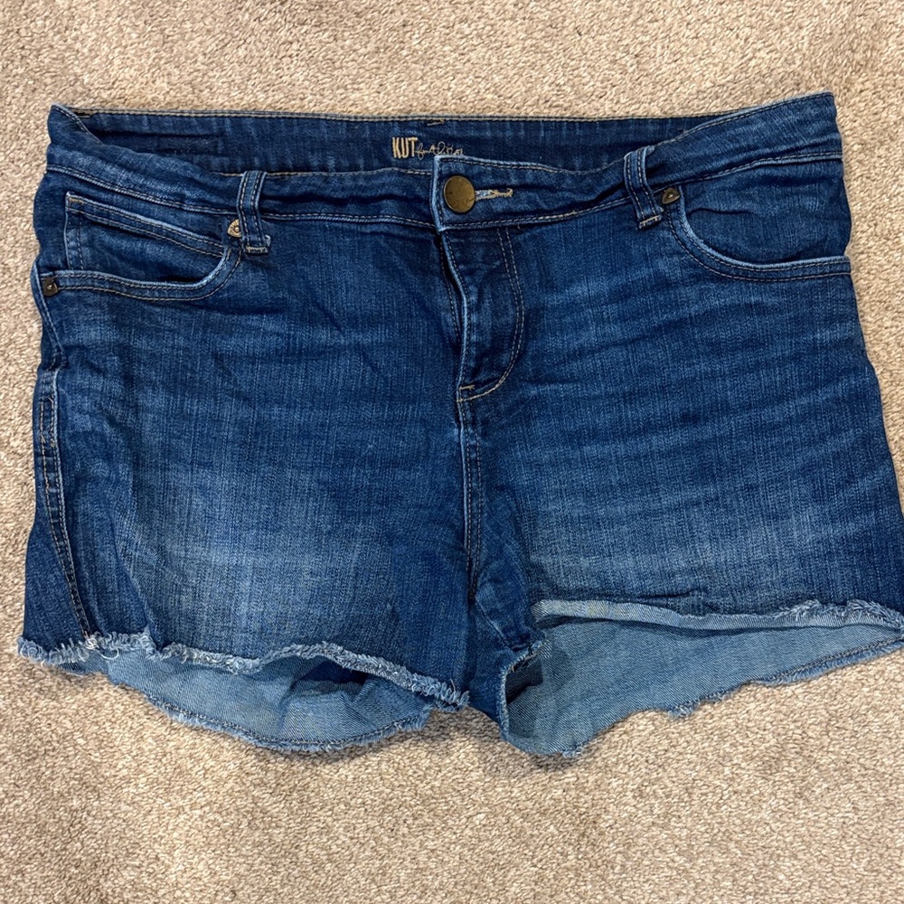 Kut from the Kloth Dark Blue Jean Shorts